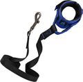 Gooby Easy Fit Wrist Band Surfer Leash - Blue, 6 FT - Comfortable Hands Free Leash with Elastic Band for Small, Medium and Large Dogs
