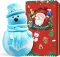 Zimtty Christmas Dog Toys, Indestructible Squeaky Dog Chew Toys for Aggressive Chewers, Tough Dog Chew Toys for Large Medium Dogs Breed with Non-Toxic Natural Rubber (Blue Snowman)