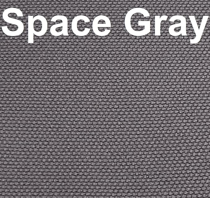 Dogbed4less Memory Foam Platform Dog Bed, Crate Mattress for Orthopedic Joint Relief with Waterproof Removable Cover Medium Large 34X27X3 Space Gray