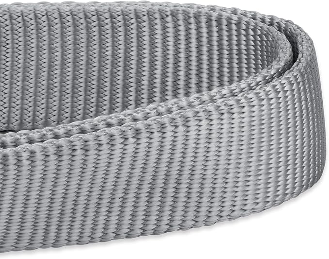 Hyhug Dog Collar for Large Dogs, Heavy Duty | Quick Release Nylon Buckle Collar, Adjustable & Durable Pet Supplies for Boy & Girl Dogs (Large, Sleet Gray)