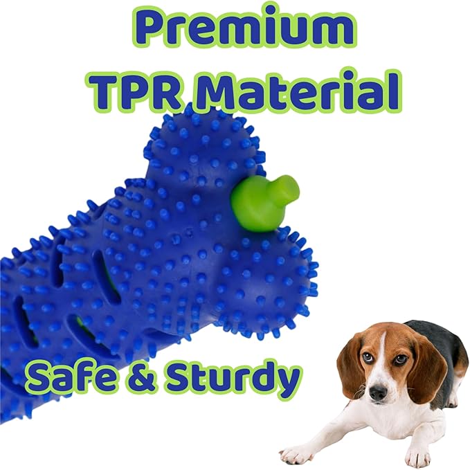 1 PCS Chew Toy, Interactive Tough Dog Toy for Aggressive Chewers, Toothbrush Stick for Dogs, Puppys