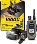 Dogtra 1900X Handsfree E-Collar for Dog Training - 3/4 Mile Range, for Dogs 35 lbs+, Waterproof, 100 Stimulation Levels, Vibration, Tone, Rechargeable - Hands-Free Remote for Dog Owners and Trainers