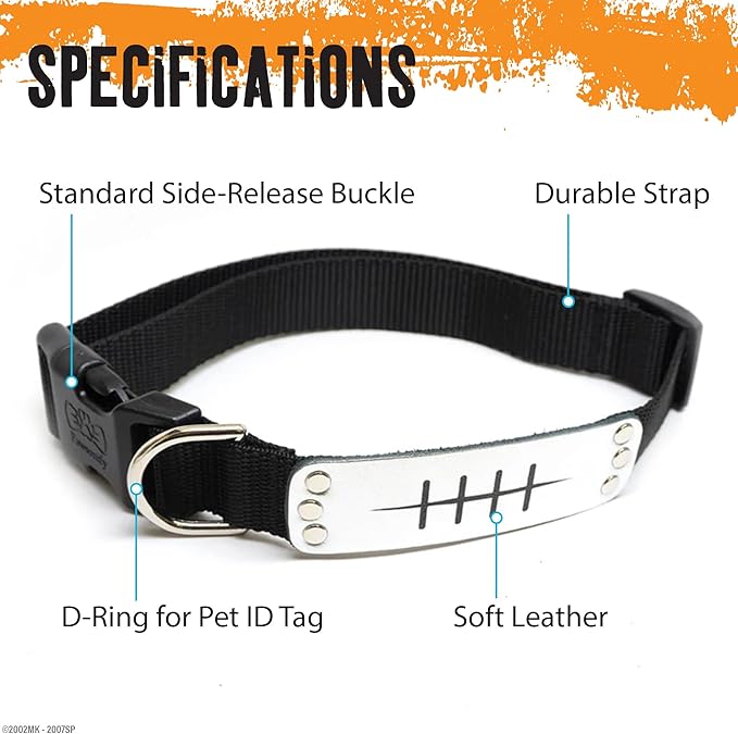 Naruto Dog Collar for Large Dogs, Medium, Small, XS Puppy Collars: Officially Licensed Naruto Shippuden Anime Dog Collar Pet Accessories, Naruto Gifts for Boy or Girl Dog (Black, Rogue Rain, Large)