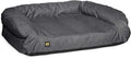 K9 Ballistics Tough Bolster Nesting Pillow Sofa Dog Bed with Removable Washable Cover - Durable, Water Resistant with Nonskid Bottom - Large, Titanium Premium Finish