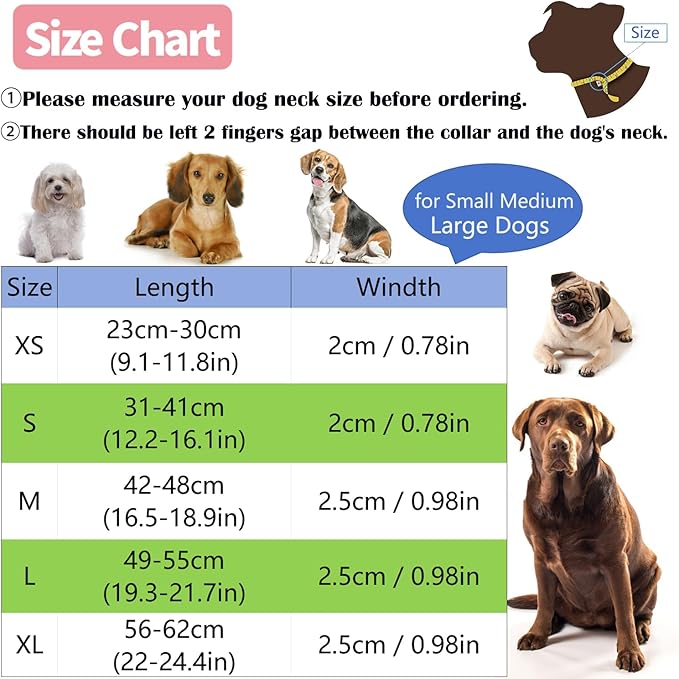 Dog Collars for Small Dogs - Safety Buckle Durable Plastic Light-Weight, Girl Dogs Collar for Small Dog Collar with Cute Patterns Soft Adjustable (Pink Bird, XS)