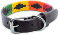 Gaucho Goods Premium Soft Leather Dog Collar (M, Woodstock)