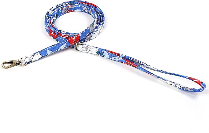 Organic Cotton Dog Leash for Small,Medium and Large Breed,Brass Hardware Pet Leash for Walking,Running and Training 6FT