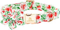 Lionheart glory Dog Collar Flowers Collar Floral Dog Collar with Flower Spring Summer Cute Collar Dog Boy or Girl Dog Collars Soft Durable Adjustable Dog Collars for Medium Dogs