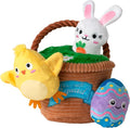 Fringe Studio Plush Dog Toy, Hide & Seek Burrow 4 Pieces Set, Egg Hunt Squad, Petshop Collection (289253)