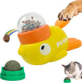 Dog Interactive Treat Dispenser Toy，Food Puzzle Slow Feeder，Interactive Duck-Shaped Enrichment Toy for Cats and Small Dogs