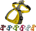 [白山:Hakusan] Zero Dog Harness Basic Type, Safe - No chocking/Hard to Disconnect, Great fit - Easy Put on and Off/Adjustable, Reflector, S - Medium Dog, Two-Tone Yellow x Gray