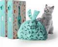 Cat Litter Disposal Bags and Dog Poop Bags with Handle,Cornstarch Based Extra Thick and Guaranteed Leak Proof Poop bags for Kitty and Doggy(360 Count 1.1 Gallon,Unscented)