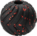 Chew King Supreme Durable Rubber Dog Ball for Aggressive Chewers, Treat-Dispensing Heavy-Duty Chew Toy with Safety Air Vent, Interactive Dog Toy for Training & Enrichment, Medium 3" Fetch Ball