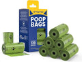 Dog Poop Bags Rolls, Extra Thick & Leak-Proof Doggie Bags, Lavender Scented Pet Waste Bags Made from 70% Certified Recycled Plastic, Easy Tear & Open Poop Bags for Dog Walking, 8 Rolls (120 Count)