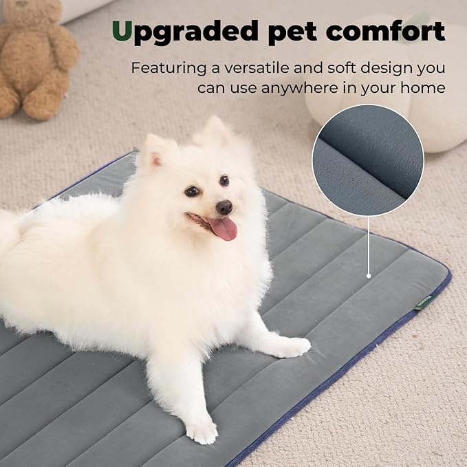 BALANCE Dog Crate Pad, Dog Foam Crate Mat Kennel Pad, Washable Water-Resistant Pet Bed Flat Dogs Cage Mat for X-Large Dogs