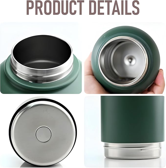TEEAMORE Life is Better With Dogs Water Tumbler with Bowls Personalized Stainless Steel Travel Bottle Brown
