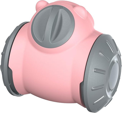 1pcs Interactive Dog Dispenser Toy - Premium Food for Smart Dogs - Adjustable Food Puzzle for Small Medium and Large Dogs for Large/Medium/Small Aggressive Chewers Breed Pet Cat Color Pink