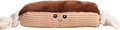Squeaky Dog Plush Toy, Bakery Bite_Stick Collection, 12", for Various Sized Dogs (Eclair, Large)