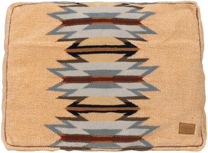 Pendleton Harding Tonal Berber Napper Dog Bed in Natural, XL
