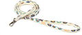 Organic Cotton Dog Leash for Small,Medium and Large Breed,Brass Hardware Pet Leash for Walking,Running and Training 6FT