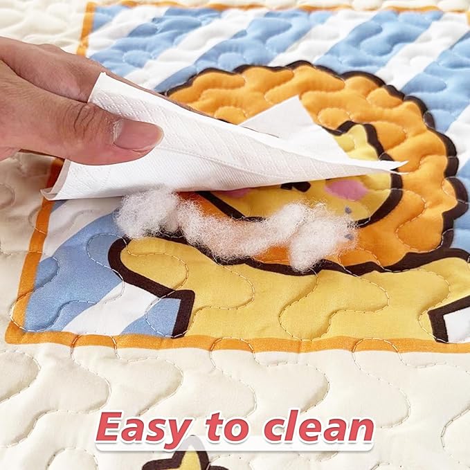 PJYuCien Washable Dog Playpen Mat, 36”x 36”, Leak-Proof Reusable Puppy Pee Pads, Non-Slip Pee Mat for Whelping Pads, Crate, Potty Training, Puppy Playpen (Note: Mat Only, Playpen Not Included)