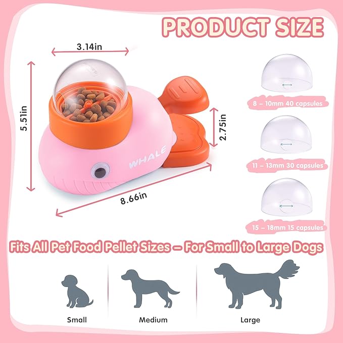 Interactive Dog Toys & Cat Toys for Indoor Cats, Dog Puzzle Toy Slow Feeder Bowl, Puppy Enrichment Toys, Interactive Cat Toys, Dog Feeder Puzzle Toy for Smart Dogs to Keep Them Busy with Silicone Mat