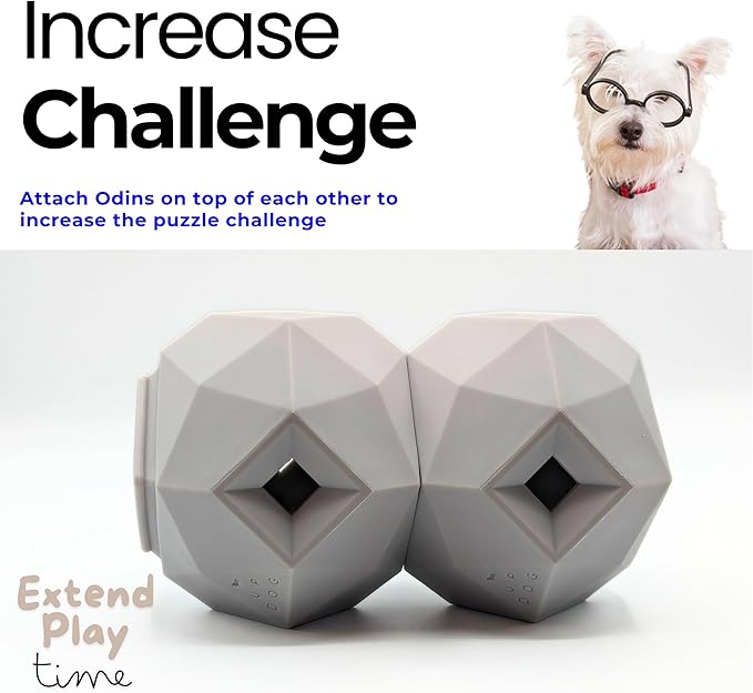 Treat Dispensing Balls for Medium Dogs and Cat Treat Dispenser Toy Interactive for Self-Play Improves Oral Hygiene, Mental Simulation, and Bordem Buster, Simple and Effective Food Toy (3.6 x 3.6 in)