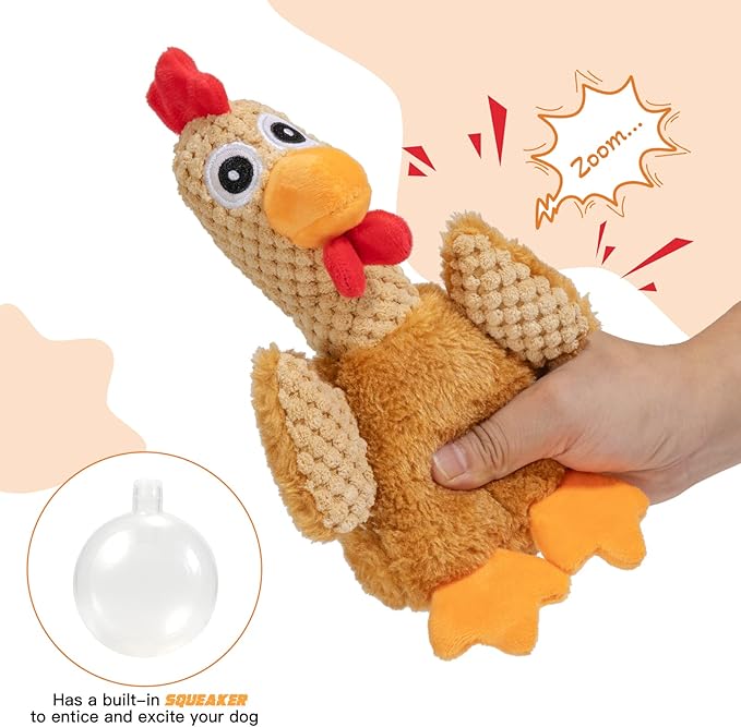 Dog Toys for Aggressive Chewers Indestructible Squeaky Dog Toys Octopus-Tug of War for Large Breed Tough Interactive Stuffed Dog Chew Toys for Puppies Small & Large