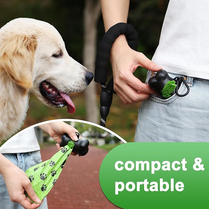 ILOMAX Dog Poop Bags with Dispenser, 270 Lavender Scented Waste Bags, Extra Thick Leak-Proof, 38% Plant-Based, Fits All Standard Holders – 18 Rolls