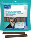 Virbac C.E.T.® VEGGIEDENT® FR3SH® Tartar Control Chews for Dogs with digestive health support, VOHC Approved, Medium 22-66lbs