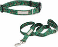 Lucky Love Dog - Easy Click Holly Dog Collar with Leash Set Combo, Durable & Comfortable for Male & Female Dogs, Pet Collar for Large Dogs, Secure Fit - Holly Combo, Large