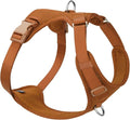 No Pull Dog Harness for Small Medium Large Dogs - Adjustable 2 Layer Mesh Dog Vest with Dual Clip, Escape Proof, Quick Release, Lightweight Breathable Mesh for Walking Hiking (Carmel Brown,XL)