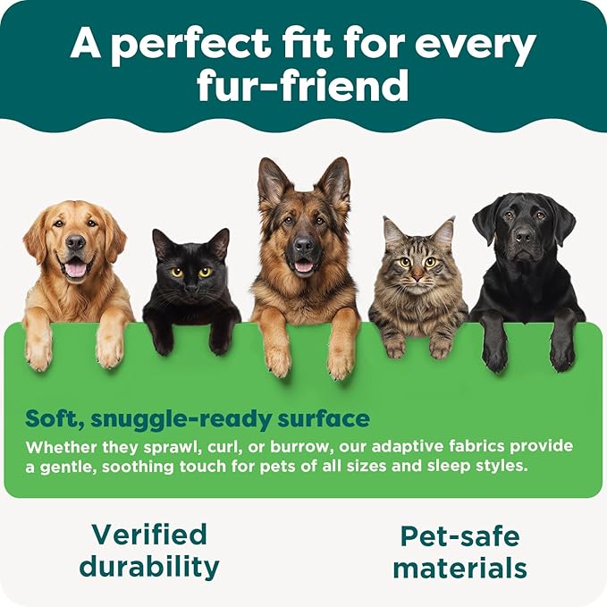 Furhaven Waterproof Throw Blanket for Dogs & Indoor Cats, Washable - Shaggy Plush Calming Long Faux Fur & Velvet Dog Blanket - Gray, Medium