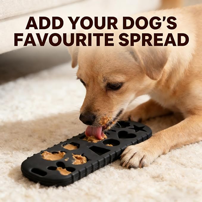 Puppy Toys for Teething, Remote Control Teether for Small Dogs,Puppy Teething Toy for Boredom & Stimulation,BPA-Free(GM-Black)