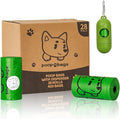 420 Counts Dog Poop Bags Rolls with Dispenser & Leash Clip, Scented Poop Bags for Dogs Waste, Extra Thick & Leak Proof for Poop Doggie Puppy Pet Waste, 9" x 13", Green