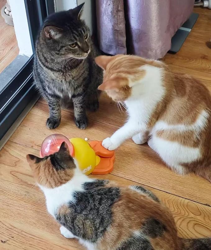 Pig Duck Treat Toy for Mini Pig Enrichment Toys to Play with, Duck Treat Dispenser for Dogs Cat Slow Feeder Puzzle Toy, Interactive Foraging and Promotes IQ Training
