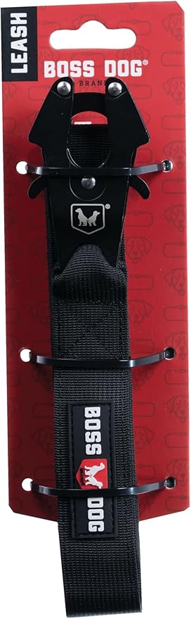 Boss Dog Tactical Leash, Black, 6 FT