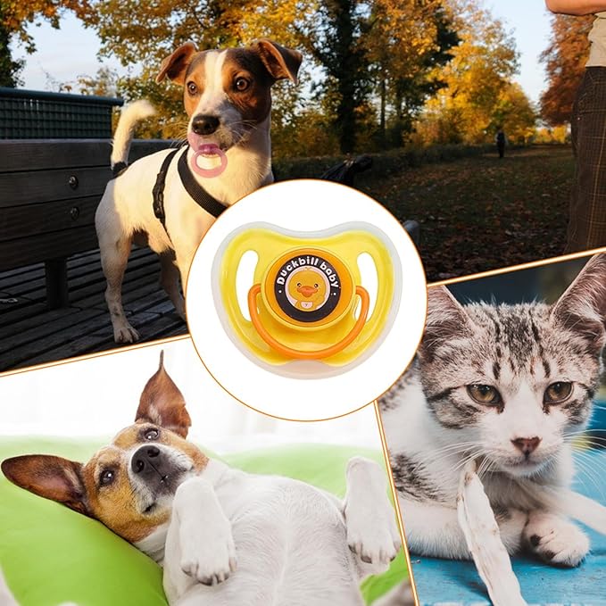 Silicone Puppy Pacifier - Teething Toys for Puppies, Portable Chewing Toys for Small Dogs | Puppy Bite Training Toys, Safe and Soft Chew Toy for Care, Perfect Teething Relief for Puppies