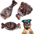 Tough Dog Toys for Aggressive Chewers 3 Pack, Indestructible Dog Toy to Keep Them Busy, Durable Dog Chew Toys for Aggressive Chewers Medium and Large Breeds, Bacon Flavored