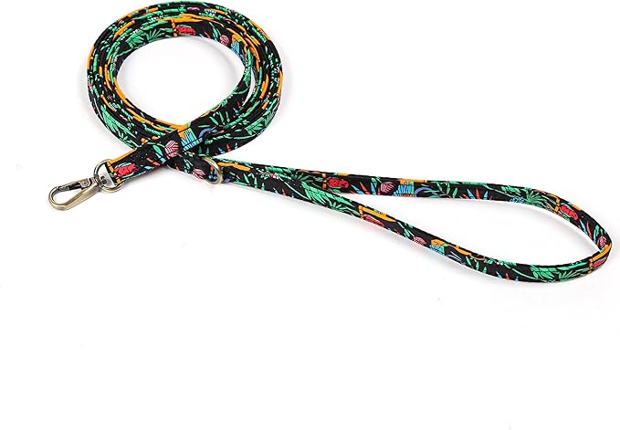 Organic Cotton Dog Leash for Small,Medium and Large Breed,Brass Hardware Pet Leash for Walking,Running and Training 6FT