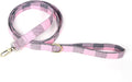 Organic Cotton Dog Leash for Small,Medium and Large Breed,Brass Hardware Pet Leash for Walking,Running and Training 6FT