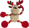 Squeaky Christmas Dog Toys Plush Dog Toy Tug of War Interactive Dog Toys for Aggressive Chewers Cute Stuffed Animal dog toy for Puppies Small Medium and Large Dogs