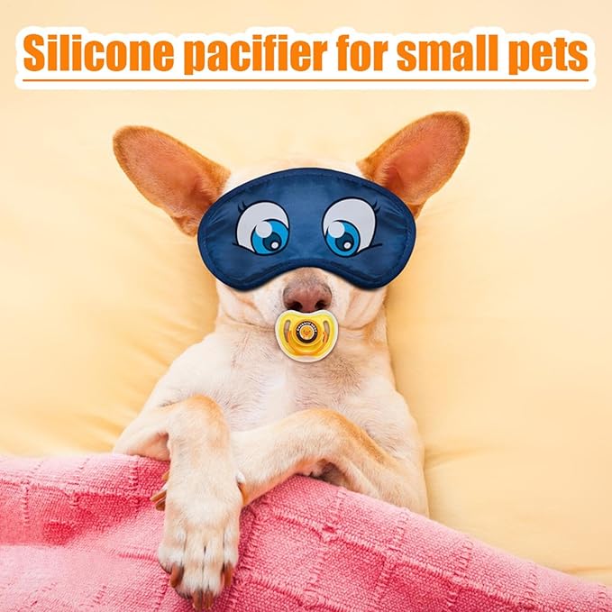 Silicone Puppy Pacifier - Teething Toys for Puppies, Portable Chewing Toys for Small Dogs | Puppy Bite Training Toys, Safe and Soft Chew Toy for Care, Perfect Teething Relief for Puppies