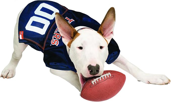 Pets First NCAA College Auburn Tigers Mesh Jersey for DOGS & CATS, X-Large. Licensed Dog Jersey with your Favorite Football/Basketball College Team