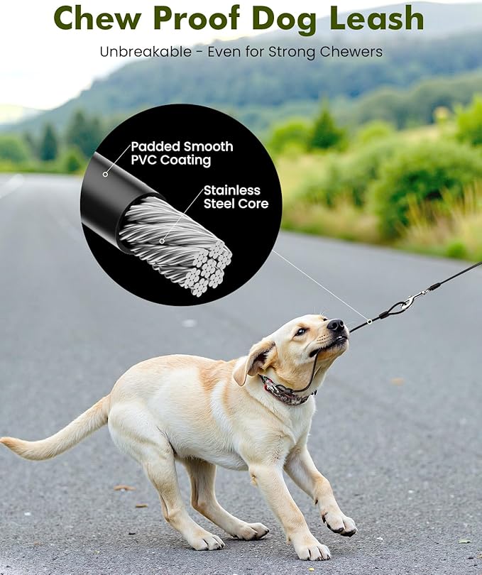 Pecute16ft Retractable Dog Leash with Chew Proof Extender 18'', Lightweight Dog Retractable Leash with Poop Bag Holder, Anti-Slip Grip, Leashes for Puppy and Medium Dogs 11lbs-66lbs (Green)