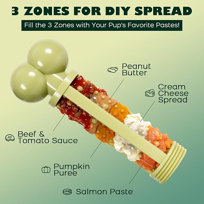 Dog Toys for Aggressive Chewers: Tough Dog Toys for Aggressive Chewers Medium & Large Breed, Indestructible Dog Toy to Keep Them Busy, Bacon Flavor, Durable Nylon, Easy to Use and Clean