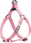 Pawtitas Solid Step-in Dog Harness – Adjustable No-Pull Vest for Puppies to Seniors, Safe & Comfortable M Millennial Pink