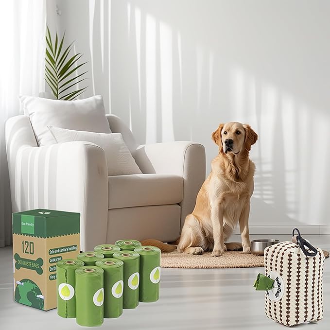 Dog Poop Bags, 690 Counts (8 Rolls) Unscented & Leak-Proof Dog Waste Bags, Eco-Friendly Poop Bags for Dogs, Extra Thick Pet Waste Bags for Dog Waste Dispenser