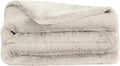 UnHide Lil’ Pet Marsh – Faux Fur Pet Blanket – Extra Soft, Lightweight, Washable Dog Blanket – Comfort and Protection for Couch, Crate, or Bed – Snow White 34 x 44