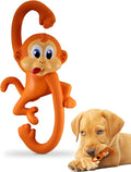 PetSport Naturflex Monkey - Squeaky Latex Rubber Dog Toys, Interactive Play for Small & Medium Dogs, Puppy Toy with Squeaker, Soft & Durable Pet Product - 6"
